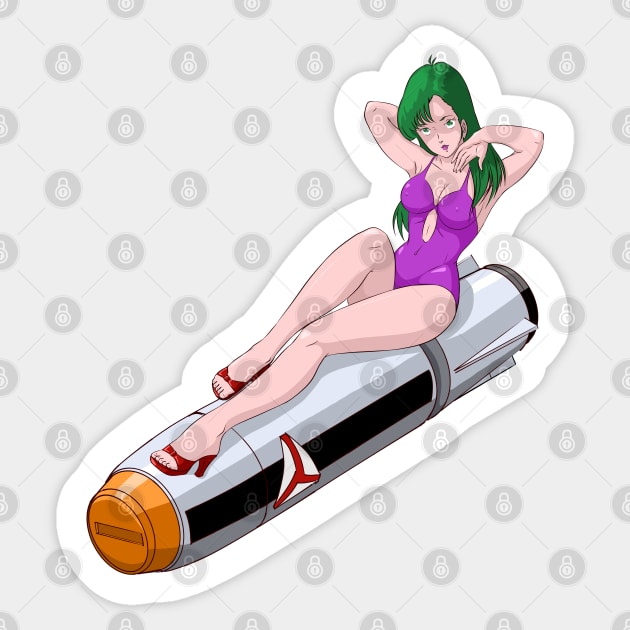 Miriya design Sticker by Robotech/Macross and Anime design's